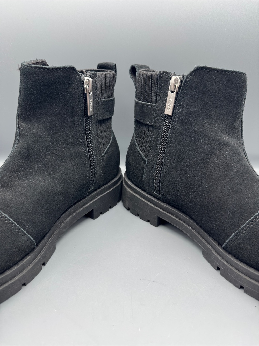 Toms Women's Black Astrid Booties - Picture 3 of 5